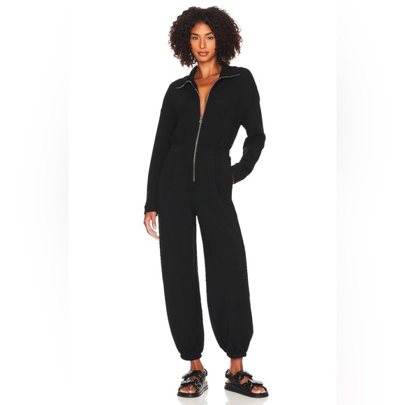NWOT Varley Jessie Black Jumpsuit Sold On Revolve Sz M - Picture 16 of 16